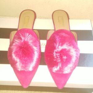 Authentic Aquazzura Powder Puff Flat